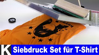 Siebdruck Set für Einsteiger | Siebdruck Anleitung