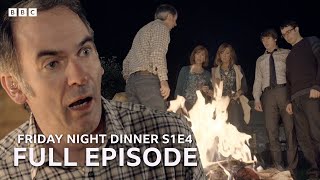 Friday Night Dinner FULL EPISODE | S1E4 | Dad Turned Arsonist! | BBC Studios