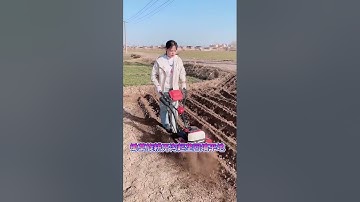 Mini Tiller Machine in Action | Powerful Farming Tool for Easy Soil Preparation part 980