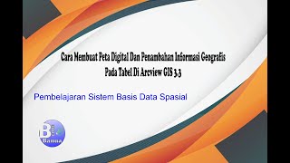 Cara Membuat Peta Digital Dan Penambahan Informasi Geografis Pada Tabel Di Arcview GIS 3.3 screenshot 3