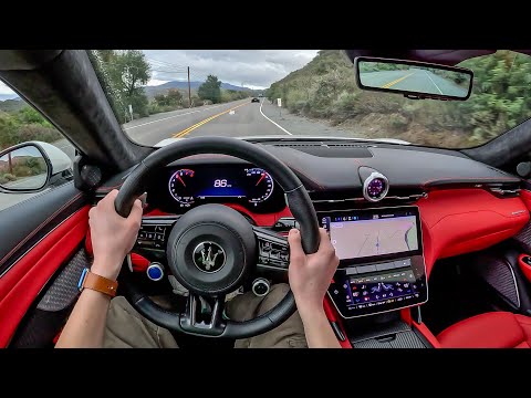 2024 Maserati GranTurismo Trofeo - POV Test Drive (Binaural Audio)