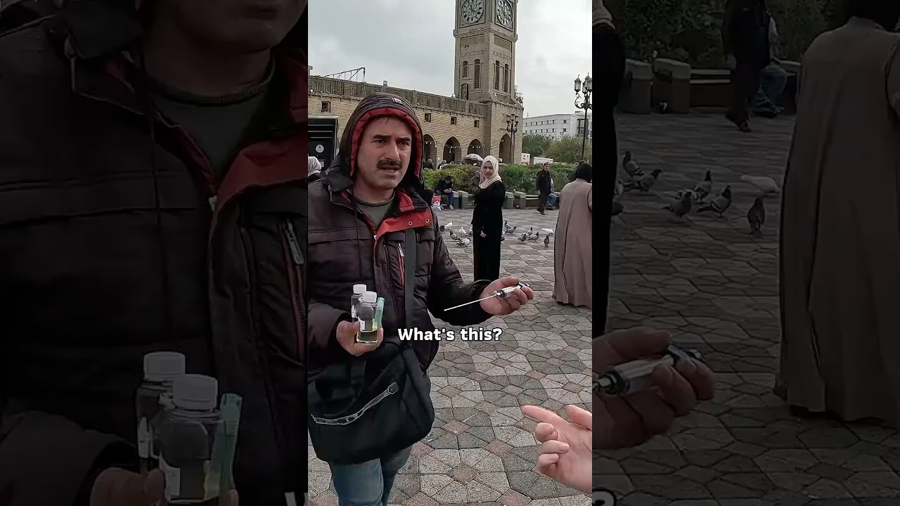 Getting Sprayed With Perfume in Iraq