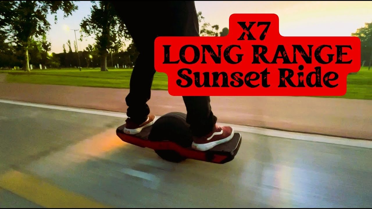 Funwheel X7 Long Range — поездка на закате