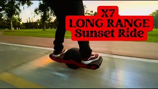 Funwheel X7 Long Range - Sunset ride