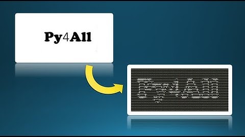 How to convert an image to text art with Python