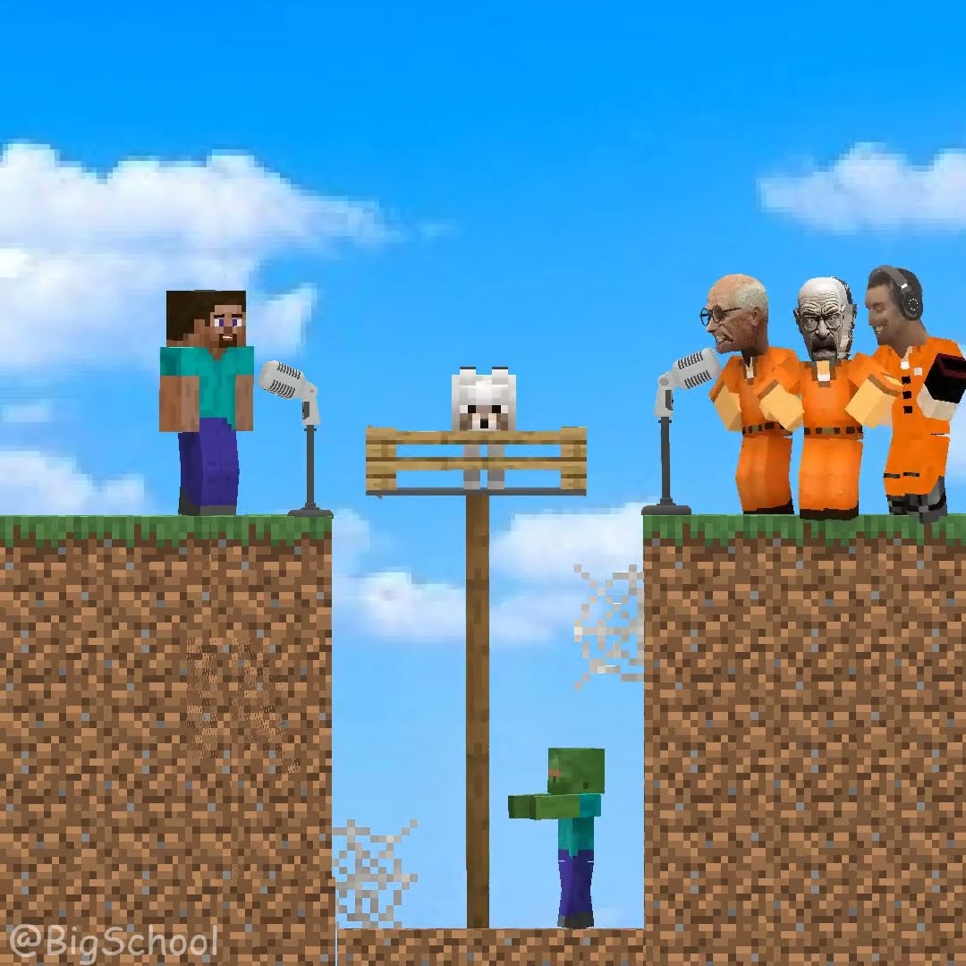 Which team is the good person? Team Herobrine or Team Skibidi?! ?