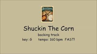 Shuckin The Corn (G) bluegrass backing track FAST chords