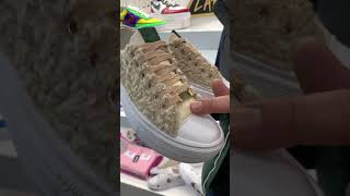 Converse All Star Personalizzate Platform Move Low Teddy Beige - LLab Custom Sneakers