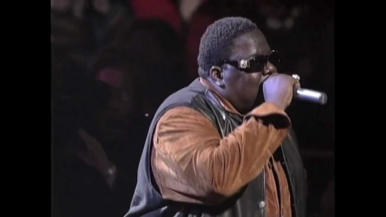 Biggie, Junior Mafia, Faith Evans Performance at UrbanAID - 1995