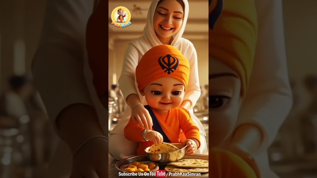 ⁣✨ Sikh Baby\'s First Darshan with Mool Mantar | Golden Temple 🙏  #SikhKids #SikhRhymes #moolmantar