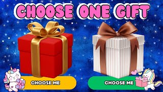 Choose Your Gift! Red or White Gift Box? Are You a Lucky Person or Not?