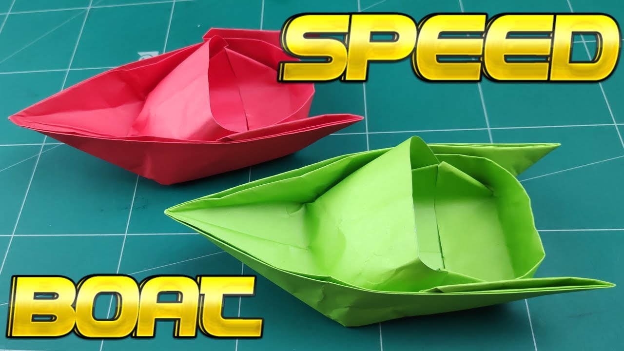 Cara Membuat Perahu Kertas  Perahu Cepat Kertas DIY yang Mudah  Petunjuk Pembuatan Perahu Kertas Origami