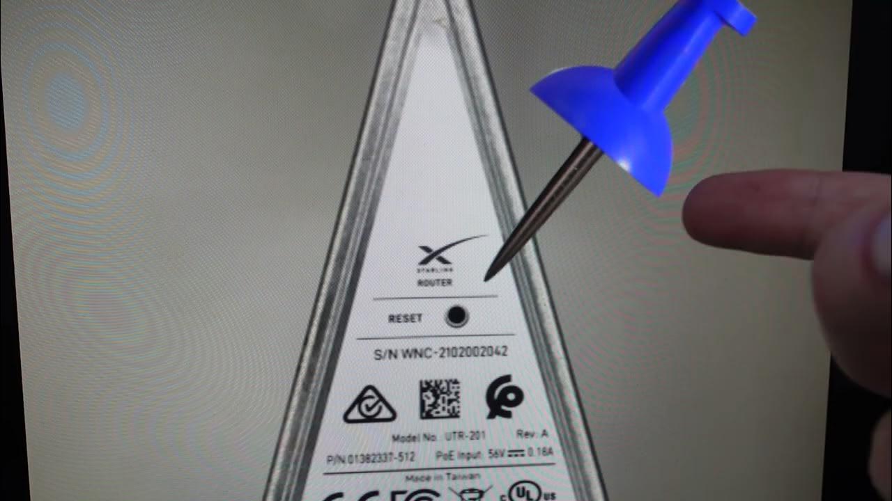 Starlink Router Hard Reset