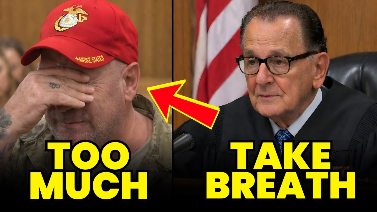 Marine Veteran Breaks Down – Judge Caprio Stops Everything