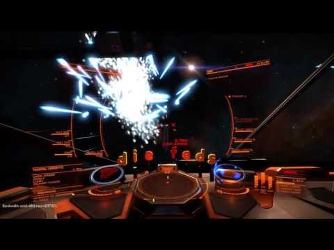 CMDR Nightshady (Python) vs CMDR Jeriame (Corvette)