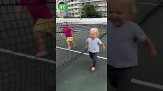 Kids are laughing together. Baby smile sound! #shorts