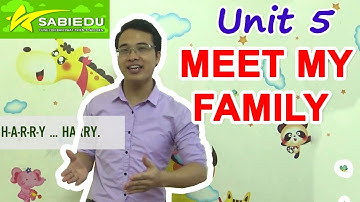 Học tiếng anh về gia đình - Gặp gỡ gia đình tôi - Series dạy học tiếng anh tại nhà của Sabiedu