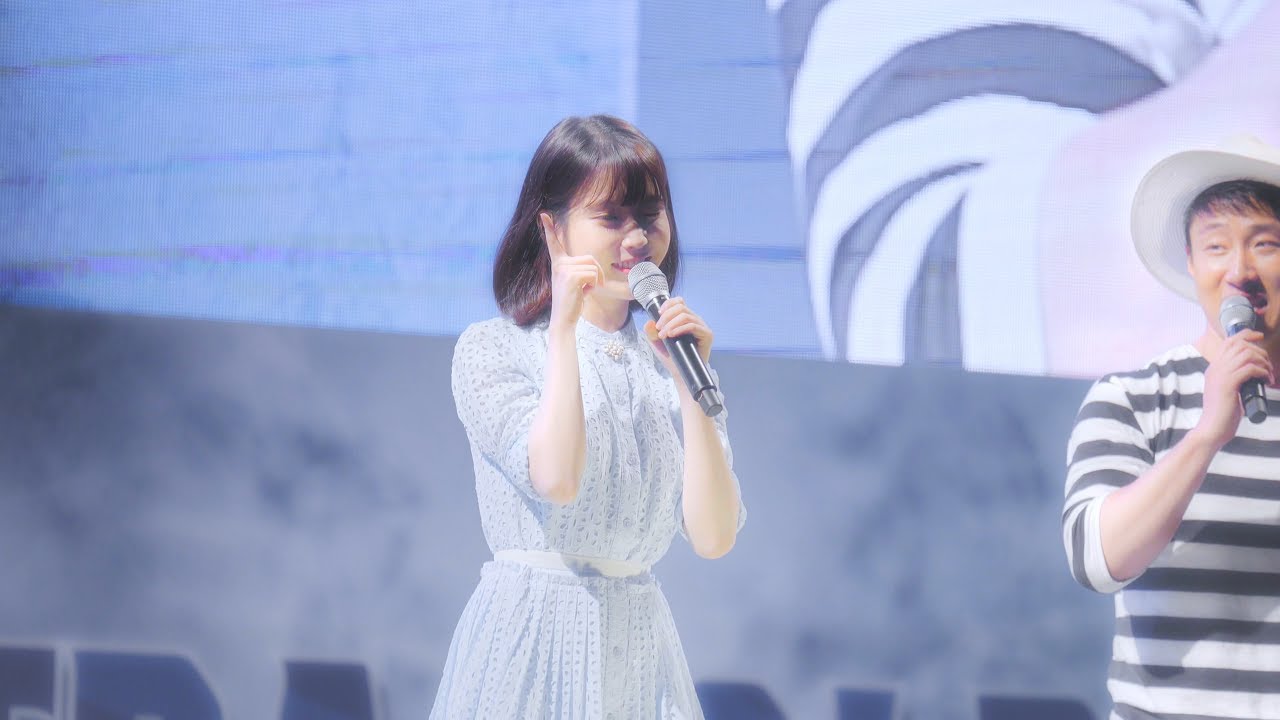 참이슬 콜!! IU(아이유) @170803 부산 해운대 하이트 페스티벌[4k Fancam/직캠 By TheGsd