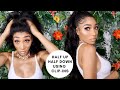 Half Up Half Down Tutorial w/ Clip-In Extensions & Velcro Ponytail [Step by Step] | RAW Essence Hair