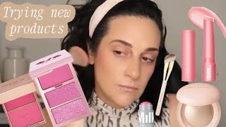 TRYING NEW MAKEUP PRODUCTS /PATRICK TA, RARE BEAUTY / MILK / MAKEUP BY MARIO