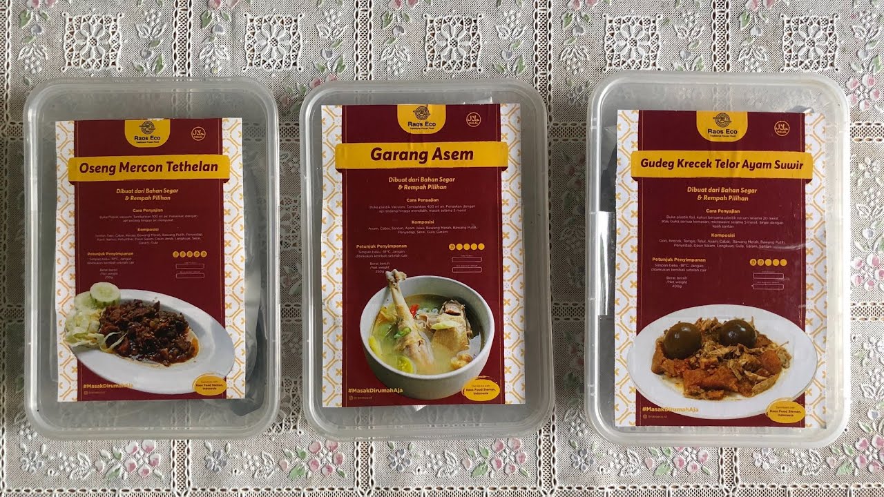 Unboxing Makanan Enak dari Jogja 
