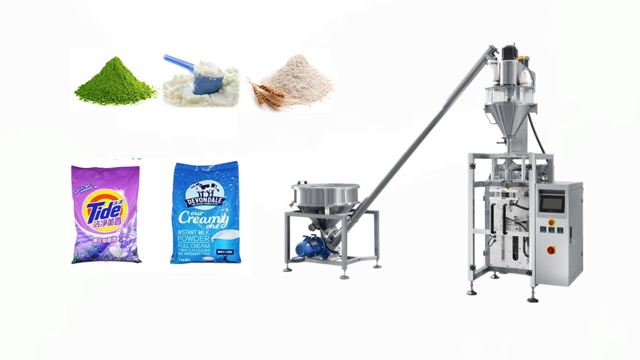 Automatic washing powder packing machine washing powder pouch packing