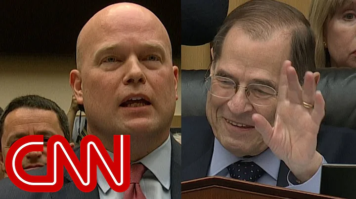 Audible gasps as Matthew Whitaker clashes with cha...