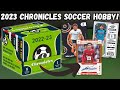 15 different sets in one 202223 panini chronicles soccer hobby box