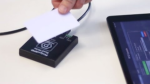 Read and Write RFID Tags with Phidgets and FileMaker App