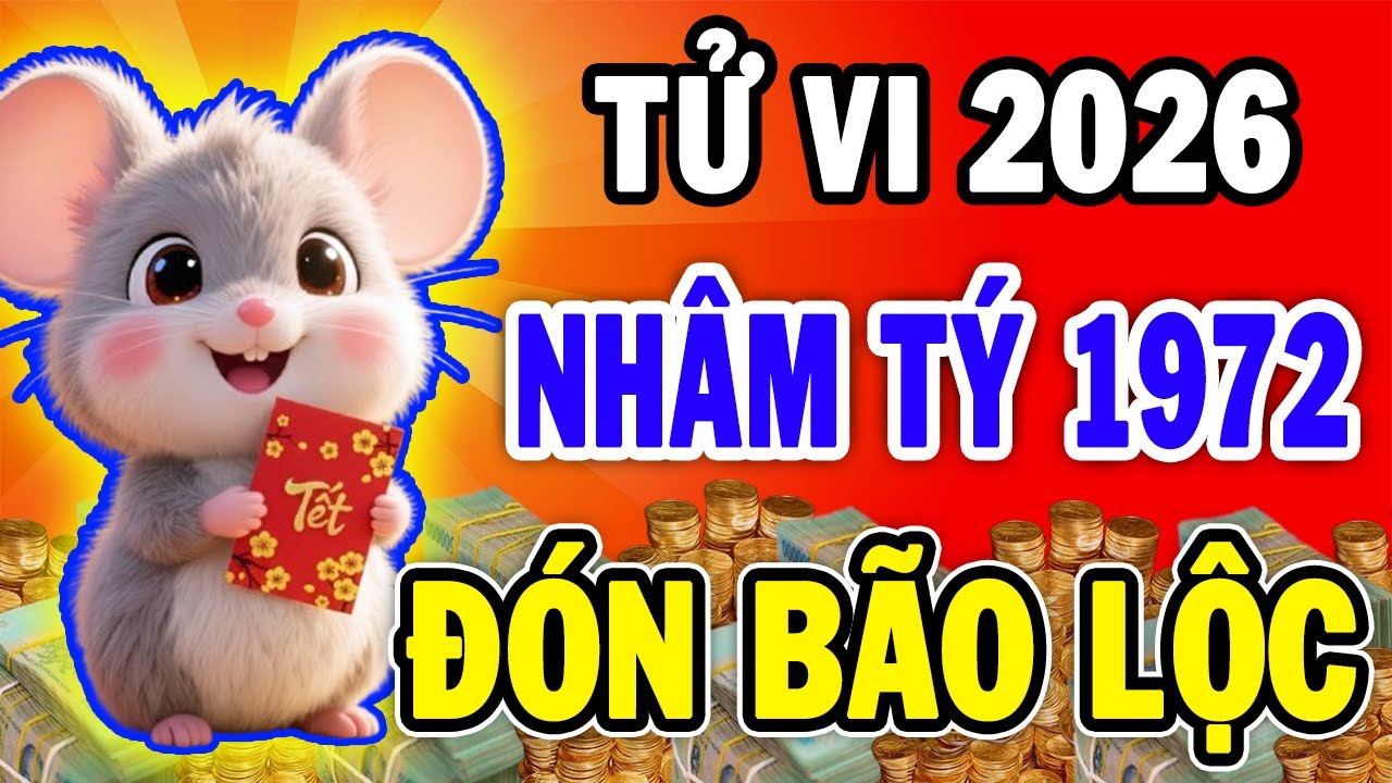 Tin Vui Tuổi 55: NHÂM TÝ 1972 Xem Ngay Tử Vi 2026 Có Gì ĐẶC BIỆT? Biết Trước Để May Mắn Cả Năm