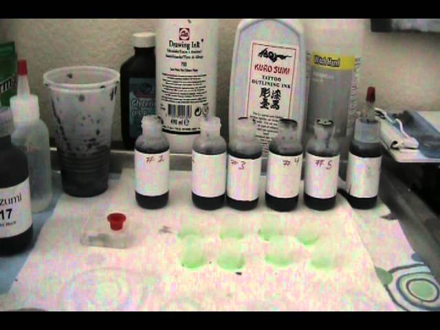 How To Mix Grey Wash For Black and Grey Tattoos  YouTube