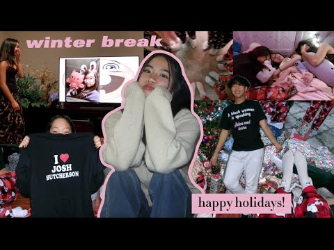 doing winter activities + holiday fun | ice skating, gingerbread houses, secret santa.