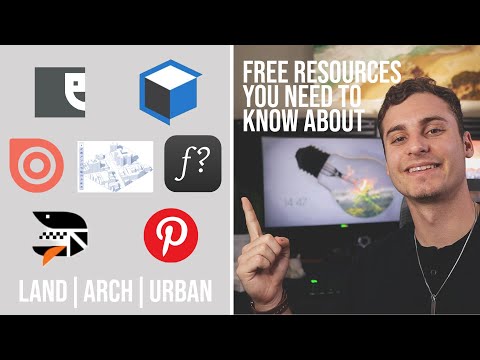 FREE Resources You Need To Be Using In Landscape Architecture/Architecture/Urban Design