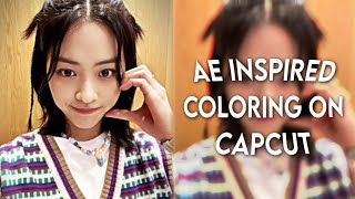 light grunge coloring capcut tutorial | ae inspired coloring on capcut tutorial screenshot 3