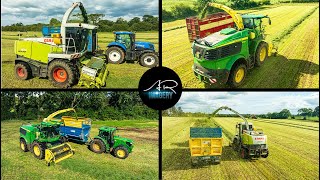 Claas 870 VS John Deere 9700i | Silage harvest | Wilson Bros Contracts