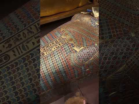 تابوت توت عنخ آمون الذهبي أيقونة الخلود في حضن الذهب 