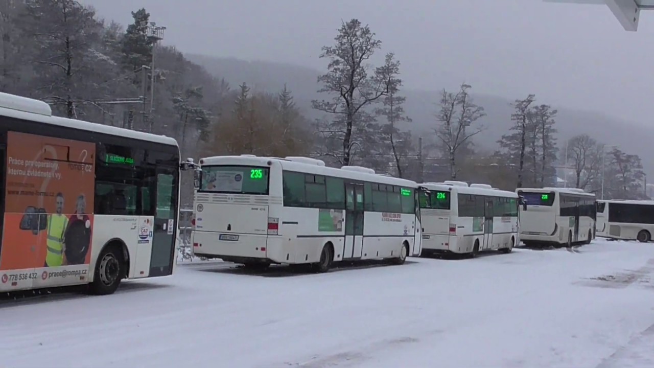 Autobusy v Blansku 08-01-2019