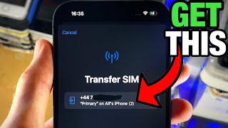 how to transfer esim from one iphone to another iphone!