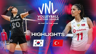 🇰🇷KOR vs. 🇹🇷TUR - Highlights | Week 2 | Women's VNL 2024