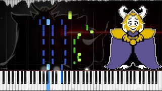 Undertale // Asgore | LyricWulf Piano Tutorial on Synthesia // OST 77 chords