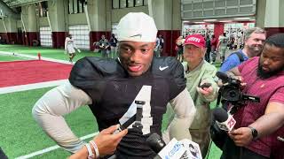 Alabama Football QB Jalen Milroe Interview | ADay Game Preview