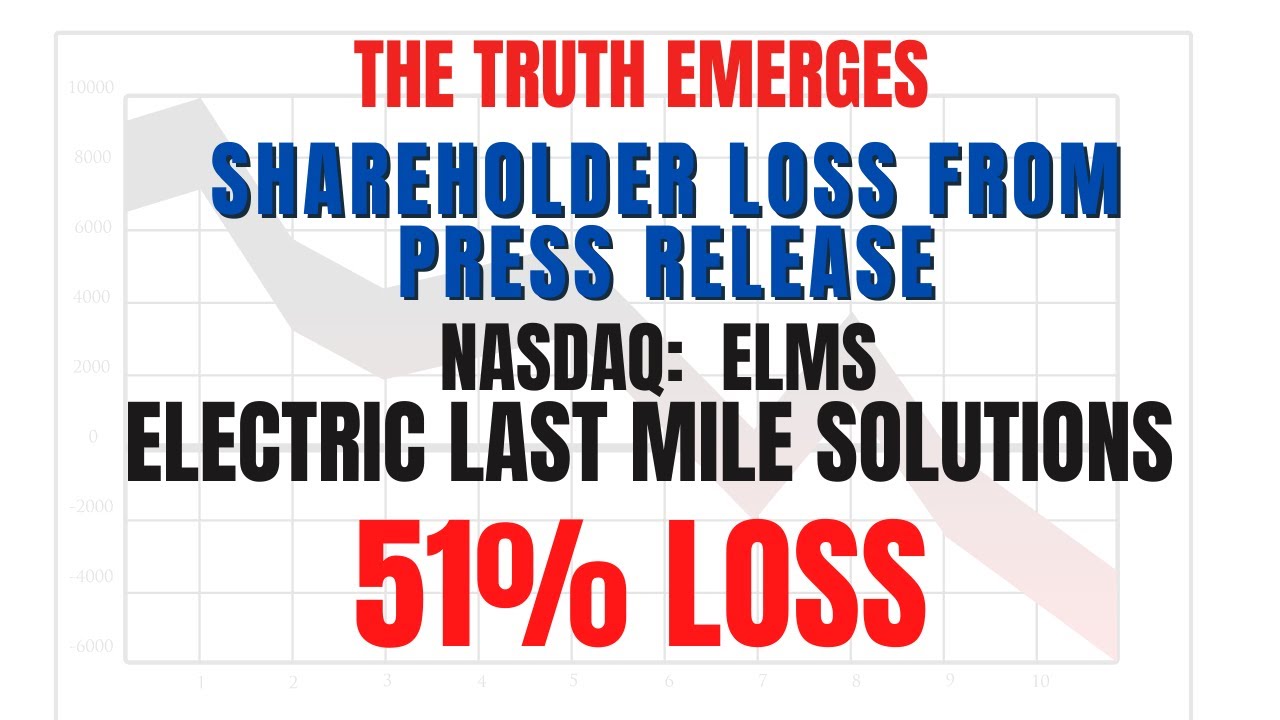 51% Stock Loss ELMS Stock News Electric Last Mile Solutions Securities Class Action Lawsuit ($ELMS)