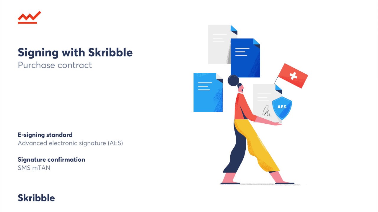 Download Signing with Skribble - Purchase contract