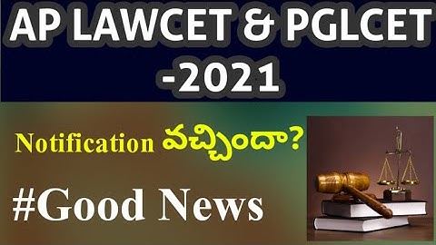 AP LAWCET -2021 NOTIFICATION Update | By Krishna