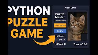 Python Puzzle Game - Select Image And Play Using Tkinter