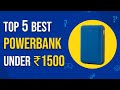 Top 5 Best *PowerBanks* Under ₹1500 (2023)⚡️🔋⚡️Best Power Banks in India⚡️🔋⚡️Tech Reviews