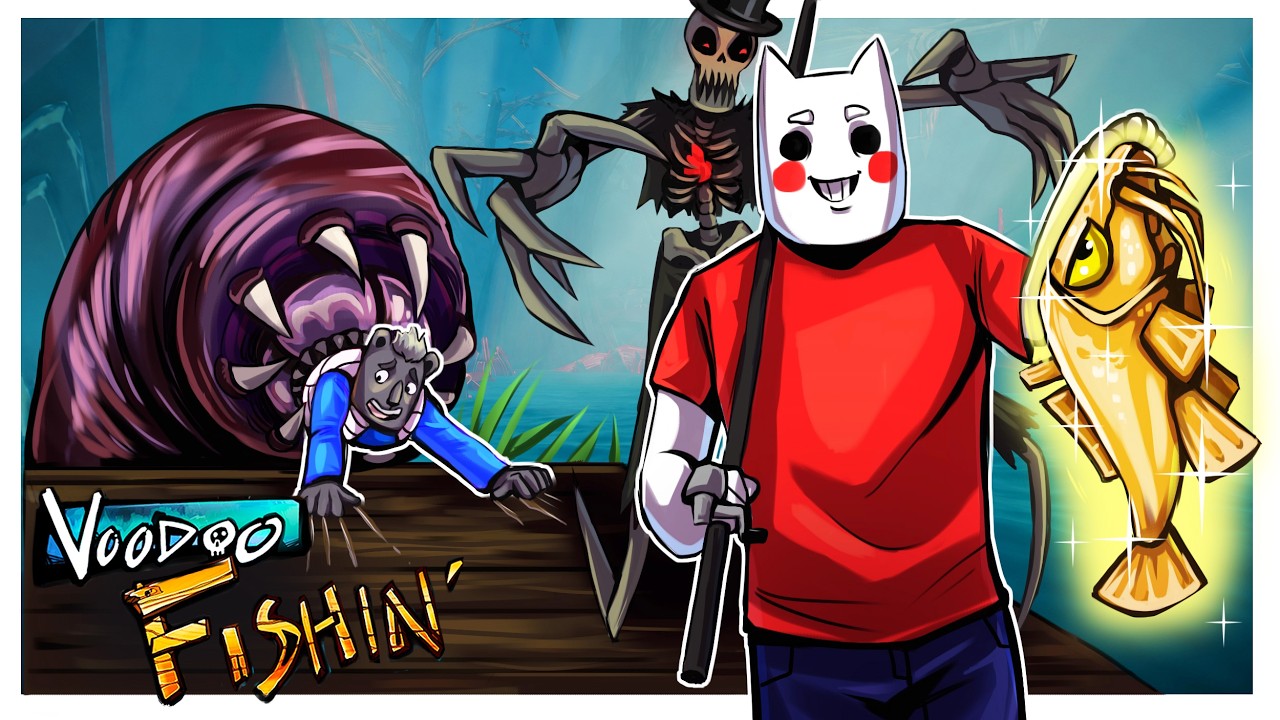ЛЕГЕНДАРНАЯ РЫБА ПОЙМАНА! НО ПОСЛЕ ПОЙМАЛИ НАС... РЫБАЛКА НА БОЛОТЕ! - Voodoo Fishin (КООПЕРАТИВ)