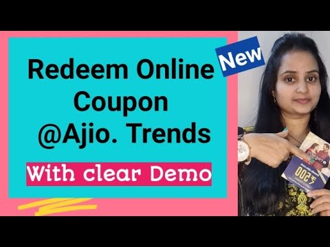 #How to apply Ajio Trends online Coupon//Brands applicable//Demo in Telugu