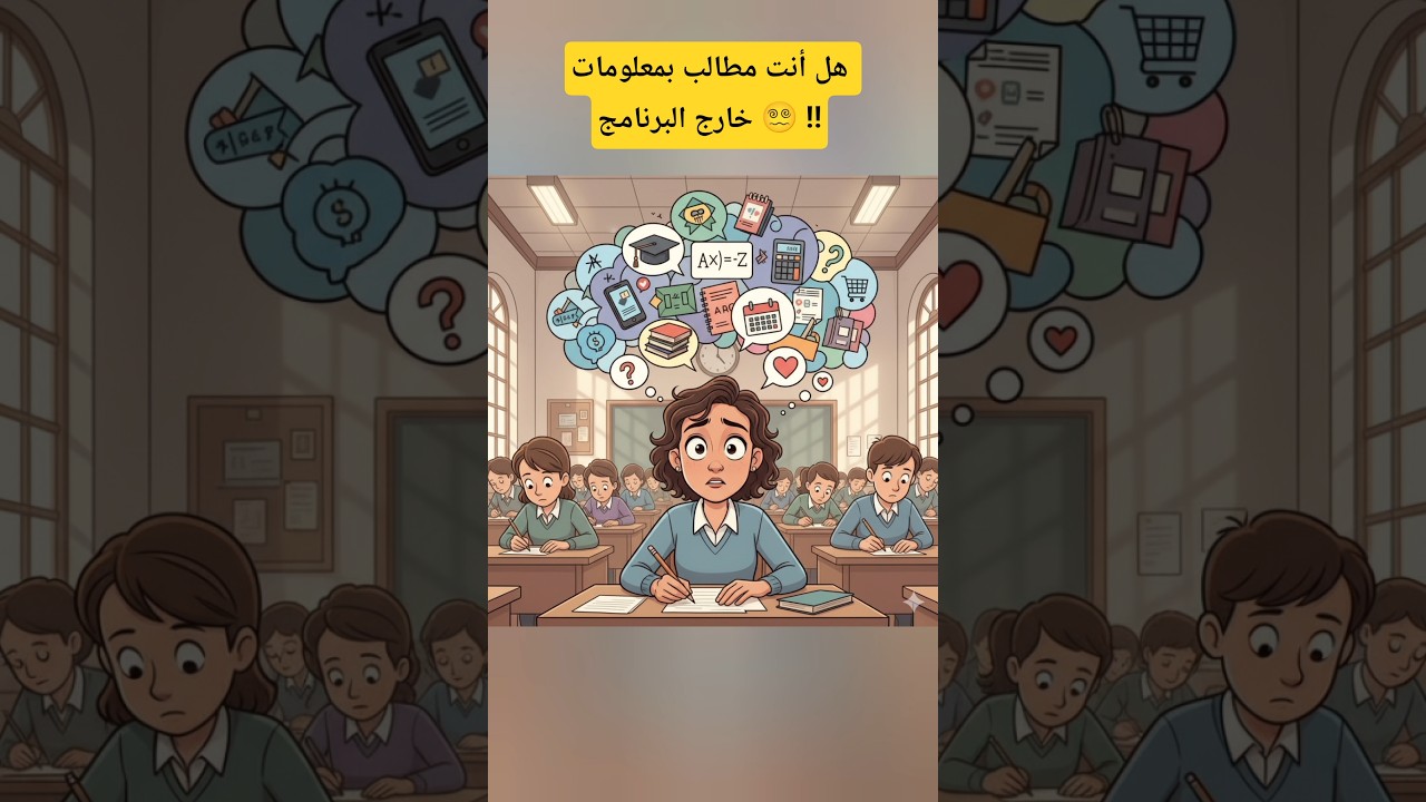هل أنت مطالب بمعلومات خارج البرنامج 😵‍💫 !!
