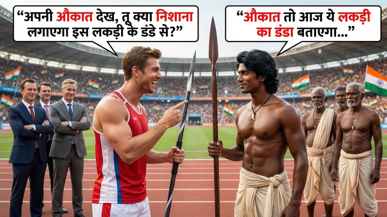 स्टेडियम में मज़ाक बना नंगे पैर वाला 'आदिवासी' लड़का…फिर जो हुआ देखकर 3 साल का चैंपियन कांप गया! 😨